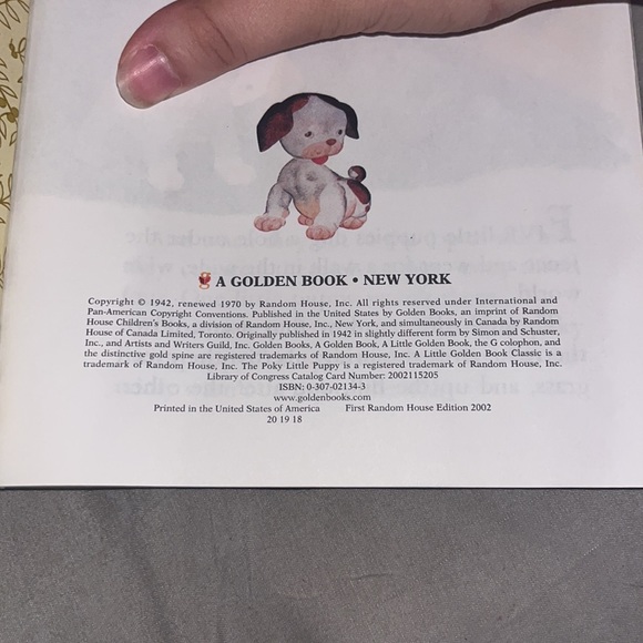 A Little Golden Book Classic- The Poky Little Puppy 2002 - Picture 4 of 6